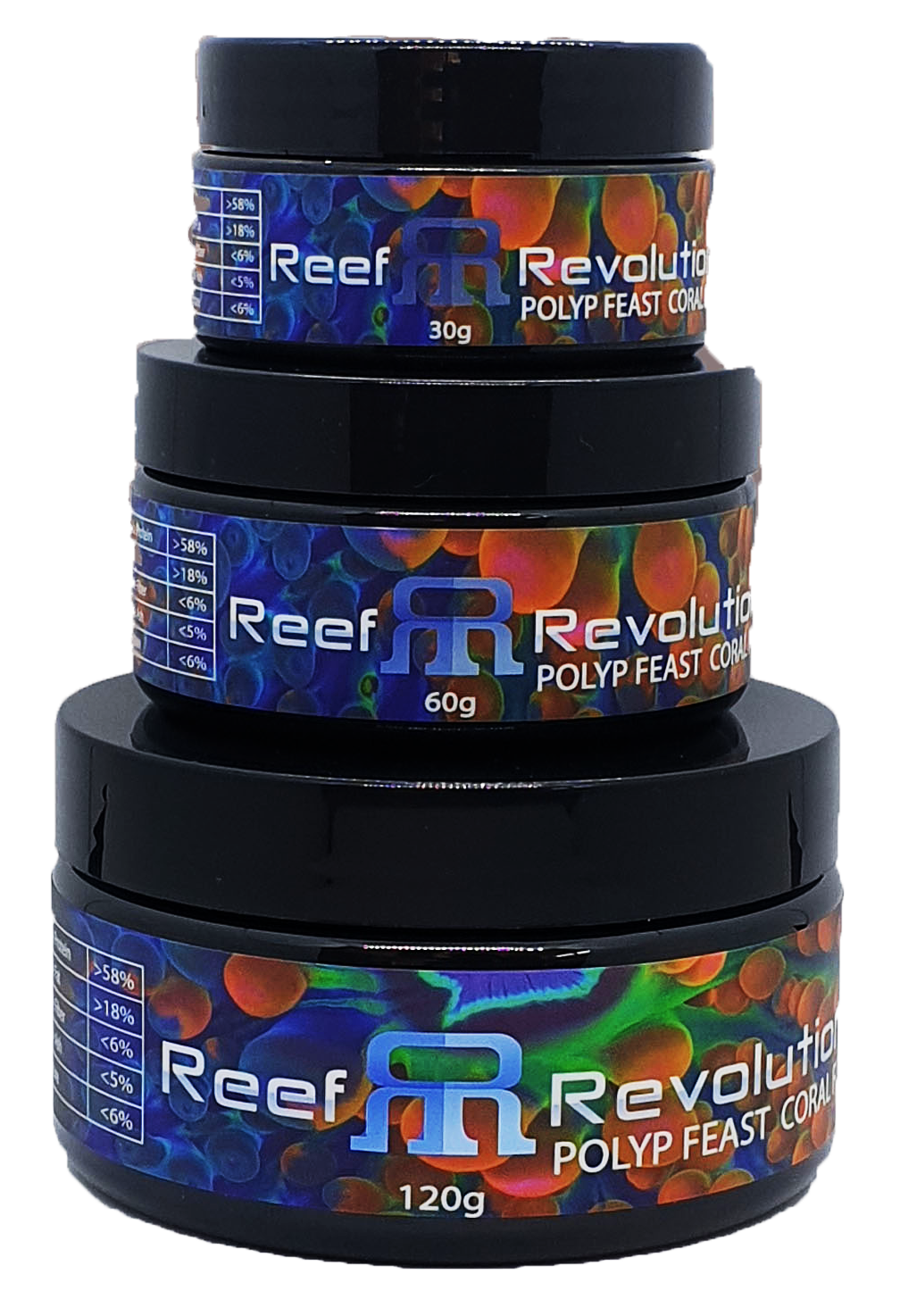 Reef Revolution Polyp Feast coral food supplement for marine aquarium filter feeding corals